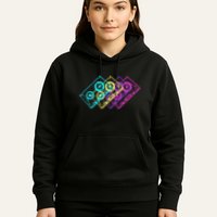 Retro Music Cassette Tapes Mixtape 80s And 90s Hoodie