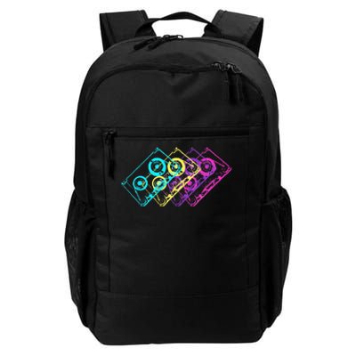 Retro Music Cassette Tapes Mixtape 80s And 90s Daily Commute Backpack