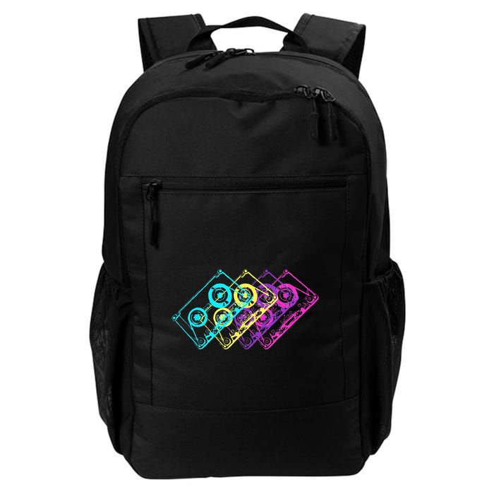 Retro Music Cassette Tapes Mixtape 80s And 90s Backpack