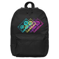Retro Music Cassette Tapes Mixtape 80s And 90s 16 in Basic Backpack