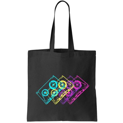 Retro Music Cassette Tapes Mixtape 80s And 90s Bag