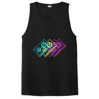 Retro Music Cassette Tapes Mixtape 80s And 90s PosiCharge Competitor Tank