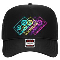 Retro Music Cassette Tapes Mixtape 80s And 90s Trucker Hat