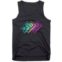 Retro Music Cassette Tapes Mixtape 80s And 90s Tank Top