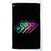 Retro Music Cassette Tapes Mixtape 80s And 90s Golf Towel
