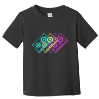 Retro Music Cassette Tapes Mixtape 80s And 90s Toddler T-Shirt