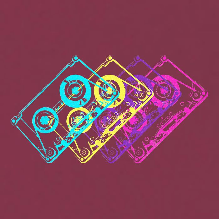 Retro Music Cassette Tapes Mixtape 80s And 90s 16oz Travel Tumbler