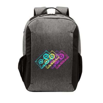 Retro Music Cassette Tapes Mixtape 80s And 90s Vector Backpack