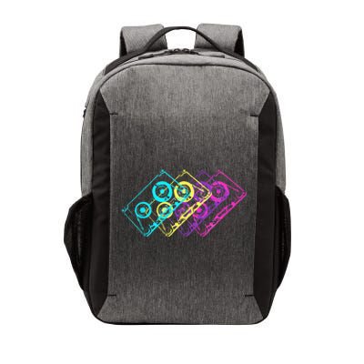 Retro Music Cassette Tapes Mixtape 80s And 90s Vector Backpack