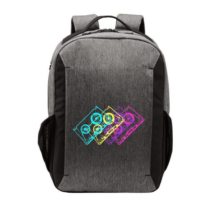 Retro Music Cassette Tapes Mixtape 80s And 90s Vector Backpack