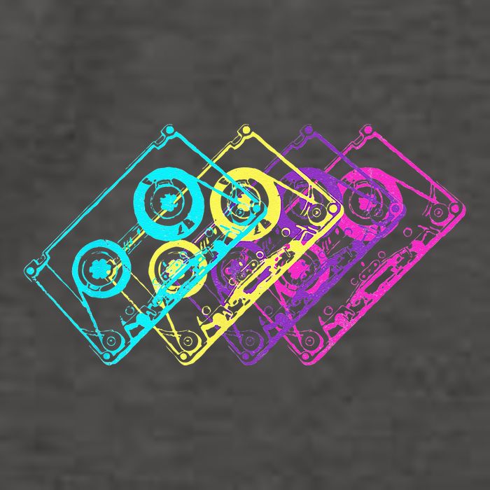 Retro Music Cassette Tapes Mixtape 80s And 90s Vector Backpack
