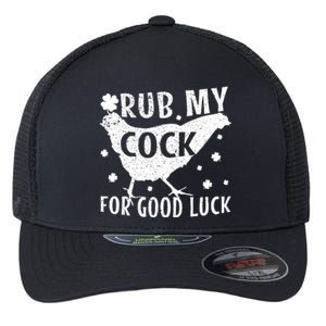 Rub My Cock For Good Luck Flexfit Unipanel Trucker Cap