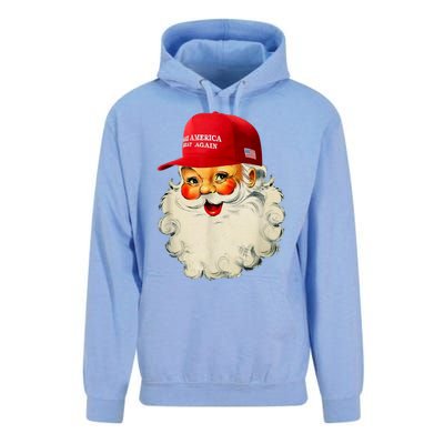 Retro Make Christmas Great Again Trump Christmas Maga Santa Gift Unisex Surf Hoodie