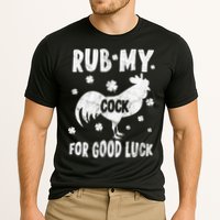 Rub My Cock For Good Lucky Funny St Patrick's Day Cooling Performance Crew T-Shirt