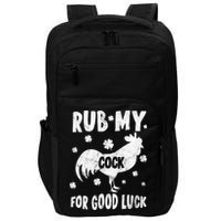 Rub My Cock For Good Lucky Funny St Patrick's Day Impact Tech Backpack