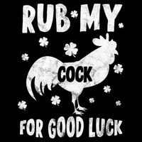 Rub My Cock For Good Lucky Funny St Patrick's Day Impact Tech Backpack
