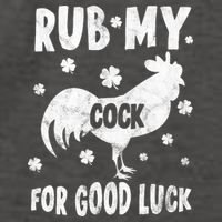 Rub My Cock For Good Lucky Funny St Patrick's Day Vector Backpack