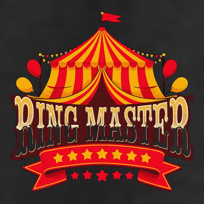 Ring Master Circus Staff Carnival Party 7 Panel Mesh Trucker Snapback Hat