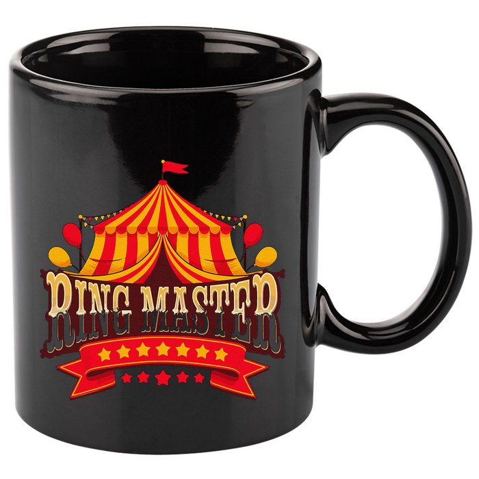 Ring Master Circus Staff Carnival Party 11oz C Handle Ceramic Mug