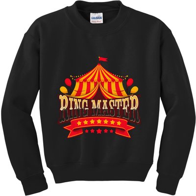 Ring Master Circus Staff Carnival Party Kids Sweatshirt