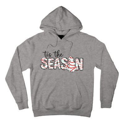 Retro Merry Christmas Tis The Season Tall Hoodie