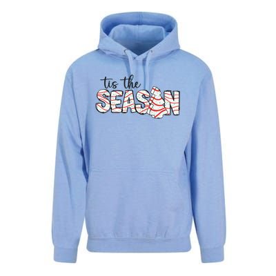 Retro Merry Christmas Tis The Season Unisex Surf Hoodie