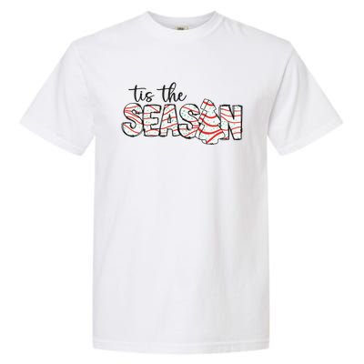 Retro Merry Christmas Tis The Season Garment-Dyed Heavyweight T-Shirt