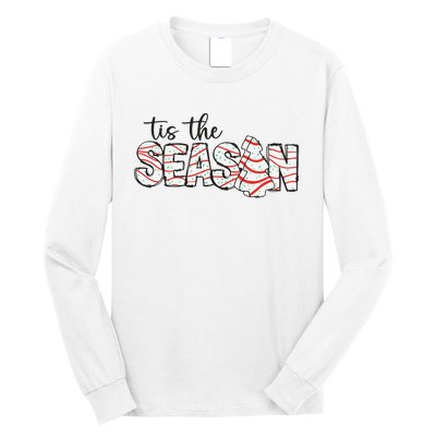 Retro Merry Christmas Tis The Season Long Sleeve Shirt