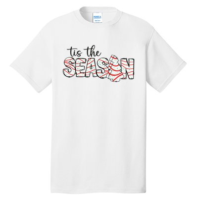 Retro Merry Christmas Tis The Season Tall T-Shirt