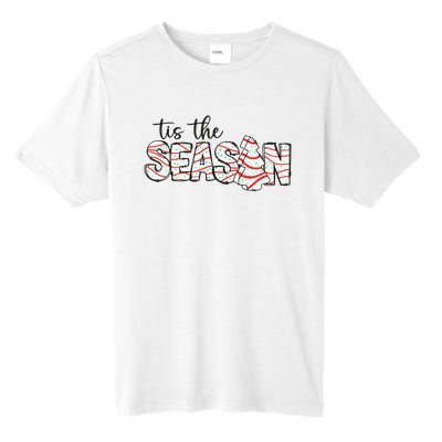 Retro Merry Christmas Tis The Season Tall Fusion ChromaSoft Performance T-Shirt