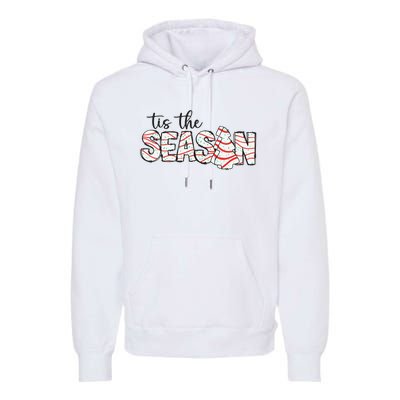 Retro Merry Christmas Tis The Season Premium Hoodie