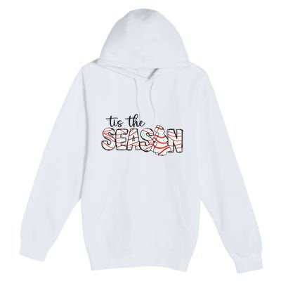 Retro Merry Christmas Tis The Season Premium Pullover Hoodie