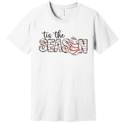 Retro Merry Christmas Tis The Season Premium T-Shirt