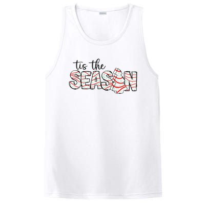 Retro Merry Christmas Tis The Season PosiCharge Competitor Tank