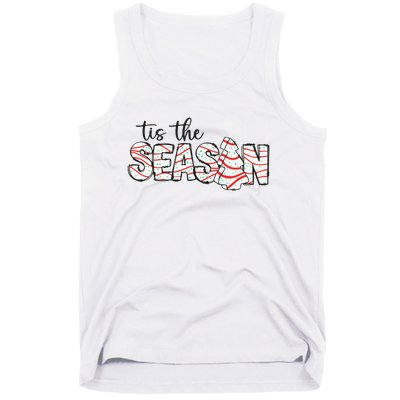 Retro Merry Christmas Tis The Season Tank Top