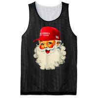 Retro Make Christmas Great Again Trump Christmas Maga Santa Mesh Reversible Basketball Jersey Tank