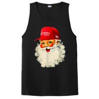 Retro Make Christmas Great Again Trump Christmas Maga Santa PosiCharge Competitor Tank