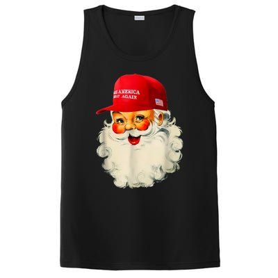 Retro Make Christmas Great Again Trump Christmas Maga Santa PosiCharge Competitor Tank