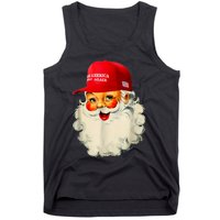 Retro Make Christmas Great Again Trump Christmas Maga Santa Tank Top