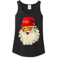 Retro Make Christmas Great Again Trump Christmas Maga Santa Ladies Essential Tank