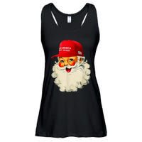 Retro Make Christmas Great Again Trump Christmas Maga Santa Ladies Essential Flowy Tank