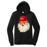 Retro Make Christmas Great Again Trump Christmas Maga Santa Women's Pullover Hoodie