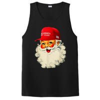 Retro Make Christmas Great Again Trump Christmas Maga Santa PosiCharge Competitor Tank