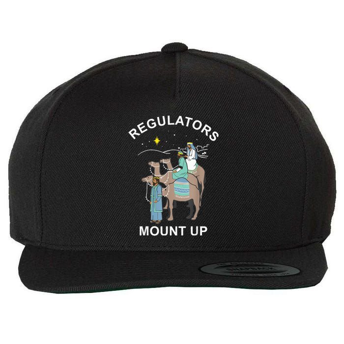 Regulator Mount Cute Up Christmas Three Kings Reindeer Wool Snapback Cap