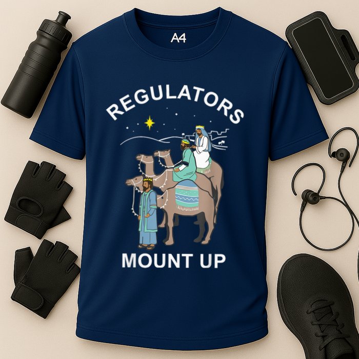Regulator Mount Cute Up Christmas Three Kings Reindeer Performance Shirt