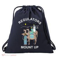 Regulator Mount Cute Up Christmas Three Kings Reindeer Drawstring Bag
