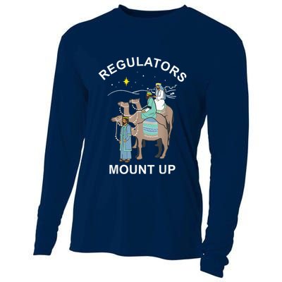 Regulator Mount Cute Up Christmas Three Kings Reindeer Cooling Performance Long Sleeve Crew