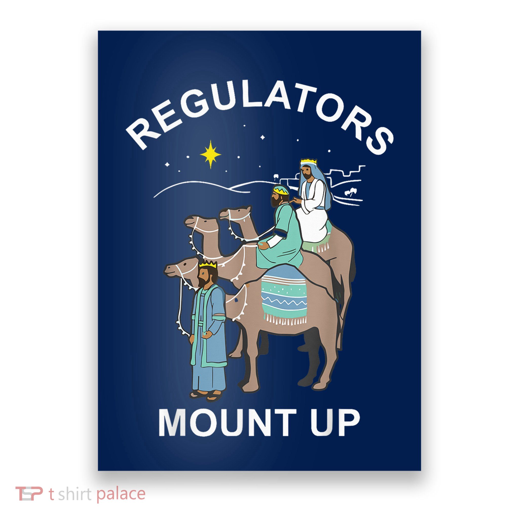 Regulator Mount Cute Up Christmas Three Kings Reindeer Poster