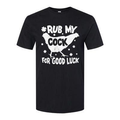 Rub My Cock For Good Luck St Patrick's Day Softstyle CVC T-Shirt