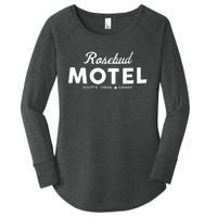 Rosebud Motel Canada Cannabis Funny Humor Women's Perfect Tri Tunic Long Sleeve Shirt